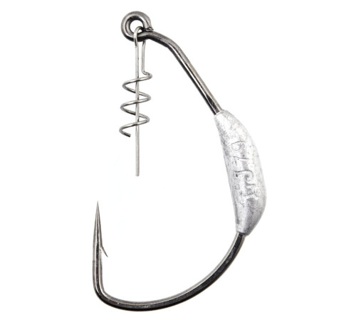 Крючки офсетные со спиралью Lucky John PREDATOR LJH357, №4/0, 3шт