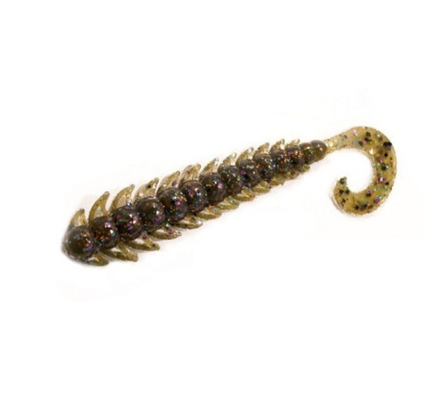 Силиконовые приманки Bait Breath BUGSY 3.5" Rock Soul 529, 10шт, твистер