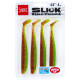 Lucky John Pro Series SLICK SHAD PADDLE 4.5in Z15, 4шт.