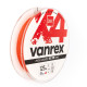 Плетеная леска Lucky John Vanrex х4 BRAID Fluo Orange 125м,  0.20мм