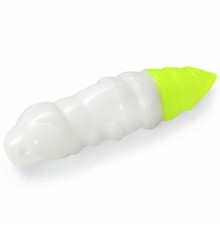 FishUp PUPA 1.2" - Cheese 131 - White/Hot Chartreuse, 10шт.