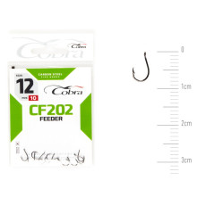 Крючки Cobra FEEDER сер. CF202, №12, 10шт.