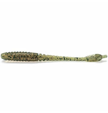Силиконовые приманки FishUp ARW WORM 2" 017 - Motor Oil Pepper, 12шт, червь