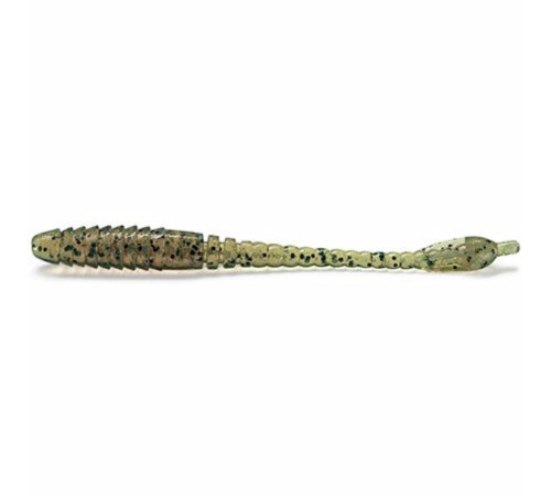 Силиконовые приманки FishUp ARW WORM 2" 017 - Motor Oil Pepper, 12шт, червь
