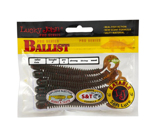 Lucky John Pro Series BALLIST 4in PA16, 6шт.