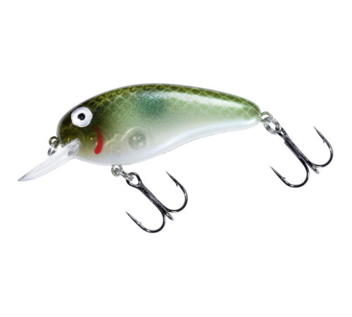 Воблер Pradco Bomber FLAT A 63F, цвет Green Pearl Shad, 9,8 гр.