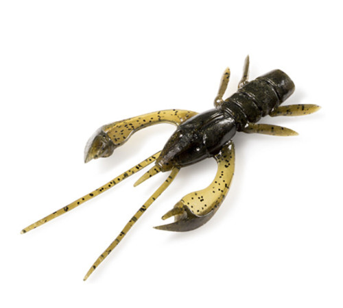 Силиконовые приманки FishUp REAL CRAW 1.5" 043 - Watermelon Brown/Black, 10шт, рак