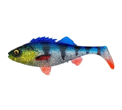 Силиконовая приманка Savage Gear 4D PERCH SHAD 175мм Blue Silver, 1шт, виброхвост