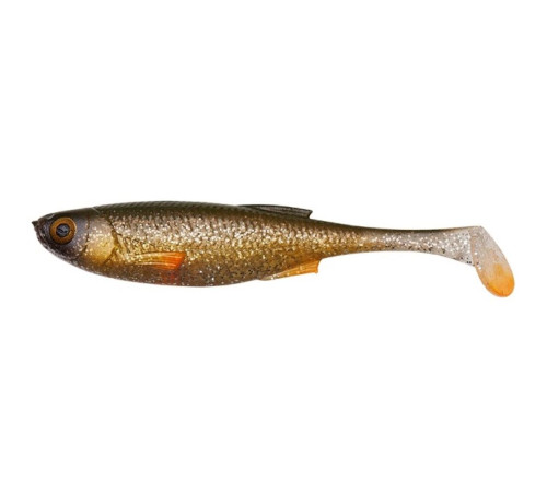 Силиконовая приманка Savage Gear CRAFT SHAD 100мм Green Silver, 1шт, виброхвост
