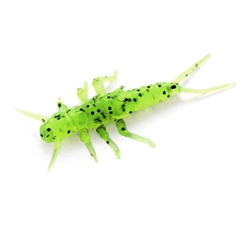 FishUp STONEFLY 0.75" 055 - Chartreuse/Black, 12шт.