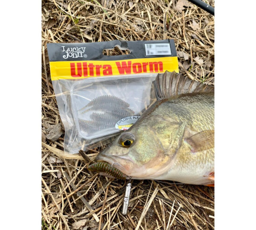 Lucky John Pro Series ULTRA WORM 1.4in PA03, 12шт.
