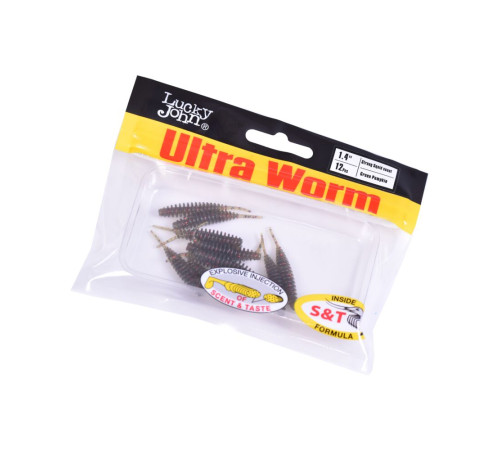 Lucky John Pro Series ULTRA WORM 1.4in PA03, 12шт.