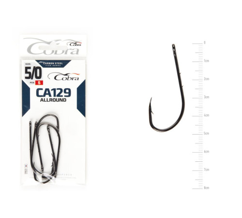 Крючки Cobra ALLROUND сер. CA129, №5/0, 10шт.