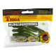 Силиконовые приманки Lucky John Pro Series TIOGA 3.4in PA01, 6шт, виброхвост