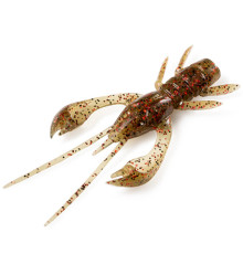 Силиконовые приманки FishUp REAL CRAW 1.5" 045 - Green Pumpkin/Red & Black, 10шт, рак