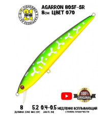 Воблер PONTOON 21 Agarron 80SF-SR цвет 070