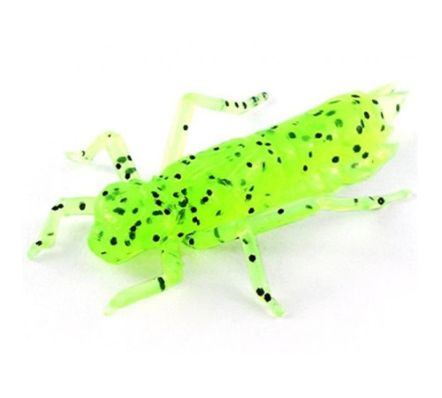 FishUp DRAGONFLY 0.75" 055 - Chartreuse/Black, 12шт.