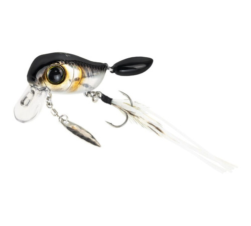 Воблер крэнк Jackall MICRO TAPPY 54F hl silver & black, 4.8 гр.