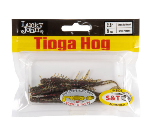 Lucky John Pro Series TIOGA HOG 2.5in PA03, 9шт.