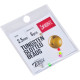 Головки Lucky John Area Trout Game TUNGSTEN SLOTTED BEADS вольфрамовые 2.5мм, 0.1гр, 6шт.