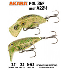 Воблер Akara Pol 35F 2,2гр цвет A224