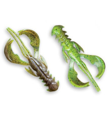 Силиконовые приманки Crazy Fish NIMBLE 1.6" 4d, 9шт, рак