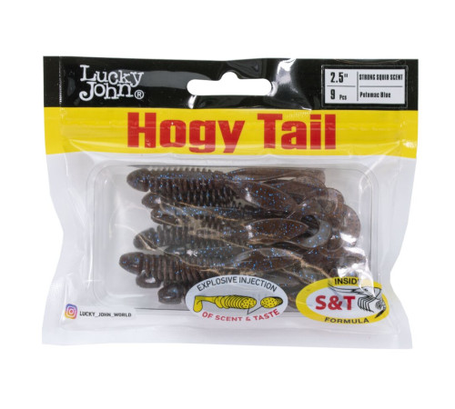 Lucky John Pro Series HOGY TAIL 2.5in S19, 9шт.