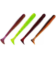 Силиконовая приманка Crazy Fish VIBRO WORM 2.5" M123, 8шт, виброхвост