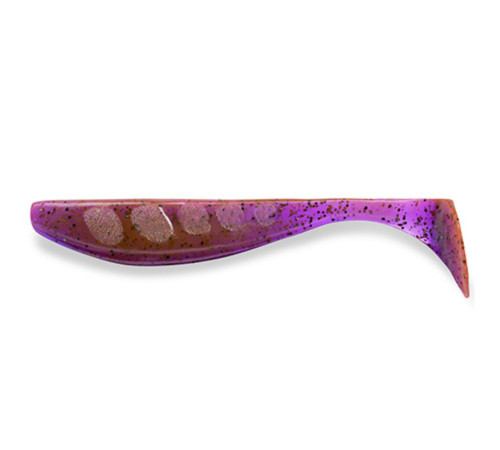 Силиконовая приманка FishUp WIZZLE SHAD 3" 016 - Lox/Green & Black, 8шт, виброхвост