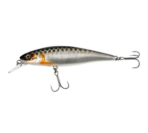 Воблер минноу Jackall SQUAD MINNOW 65SP hl silver & black, 5.8 гр.