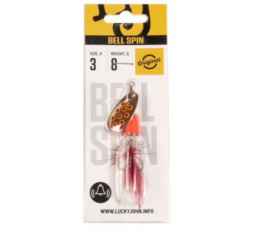 Блесна вращающаяся Lucky John BELL SPIN 03 , цвет CRD