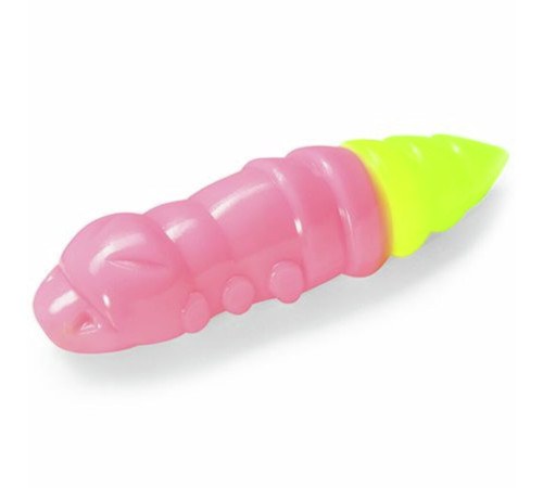 FishUp PUPA 1.2" - Cheese 133 - Bubble Gum/Hot Chartreuse, 10шт.