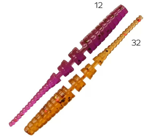 Силиконовые приманки Crazy Fish POLARIS 1.2" - Чеснок 12/32, 16шт, слаг