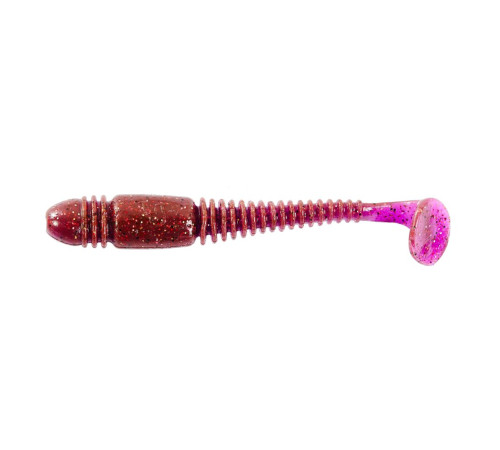Силиконовые приманки Lucky John Pro Series TIOGA 2.4in S13, 9шт, виброхвост