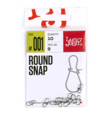 Lucky John Pro Series ROUND SNAP, 001, 10шт.