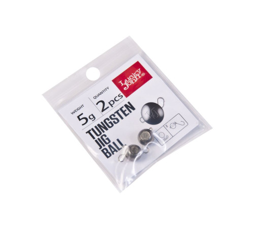 Груз-головки Lucky John Pro Series TUNGSTEN JIG BALL вольфрамовые разборные, 5гр, 2шт.