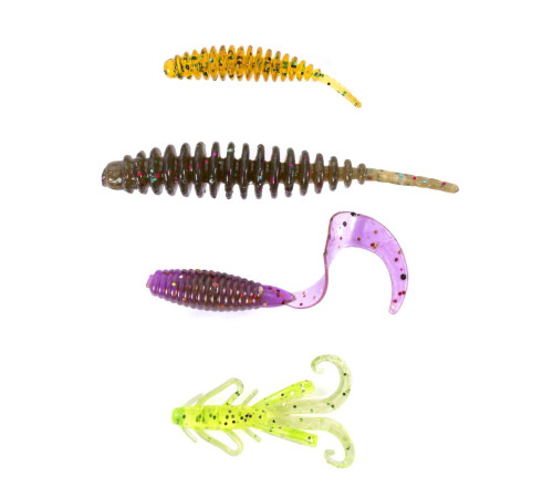 Lucky John Pro Series PERCH SNACK PACK 01 SET/Mix Pack 001SET, 67шт.