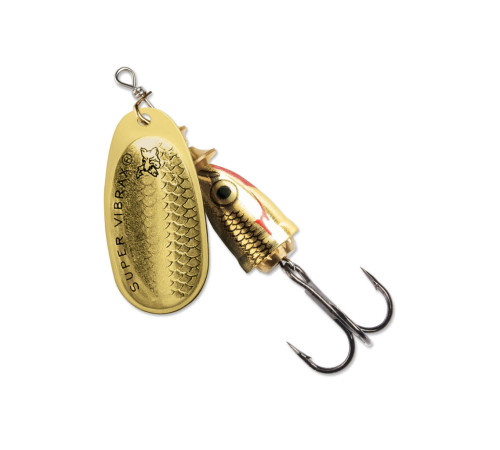 Блесна вращающаяся Blue Fox VIBRAX SHAD №4 , цвет Gold Shad