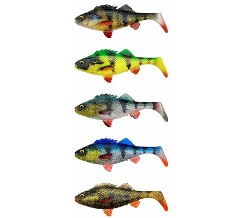 Силиконовая приманка Savage Gear 4D PERCH SHAD 175мм Perch, 1шт, виброхвост