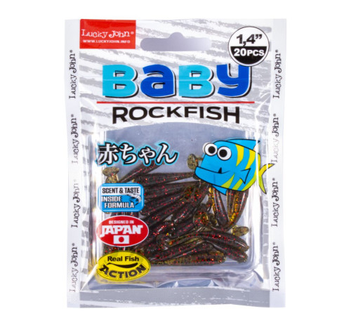 Lucky John Pro Series BABY ROCKFISH 1.2in PA03, 20шт.