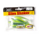 Силиконовые приманки Lucky John Pro Series SLIM SHAKER 3,0in T57, 9шт, виброхвост