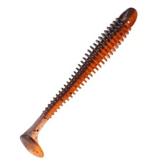 Силиконовая приманка Crazy Fish VIBRO WORM 4.0" 8d, 5шт, виброхвост
