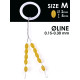 Стопоры резиновые Salmo RUBBER BARREL STOPS р.002M 10шт
