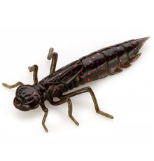 FishUp DRAGONFLY 1.2" 050 - Green Pumpkin Brown/Red & Purple, 10шт.