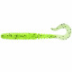 Силиконовые приманки FishUp VIPO 2" 055 - Chartreuse/Black, 10шт, твистер