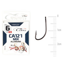 Крючки Cobra ALLROUND сер. CA121 MIX, №6, 10шт.