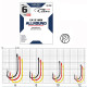 Крючки Cobra ALLROUND сер. CA121 MIX, №6, 10шт.