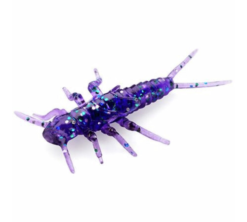 FishUp STONEFLY 0.75" 060 - Dark Violet/Peacock & Silver, 12шт.