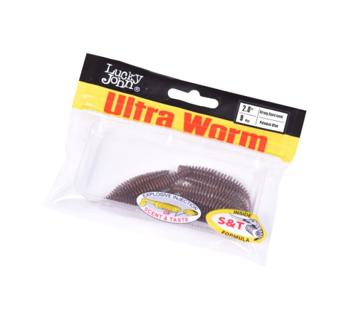 Lucky John Pro Series ULTRA WORM 2.0in S19, 9шт.
