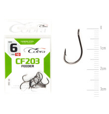 Крючки Cobra FEEDER сер. CF203, №6, 10шт.